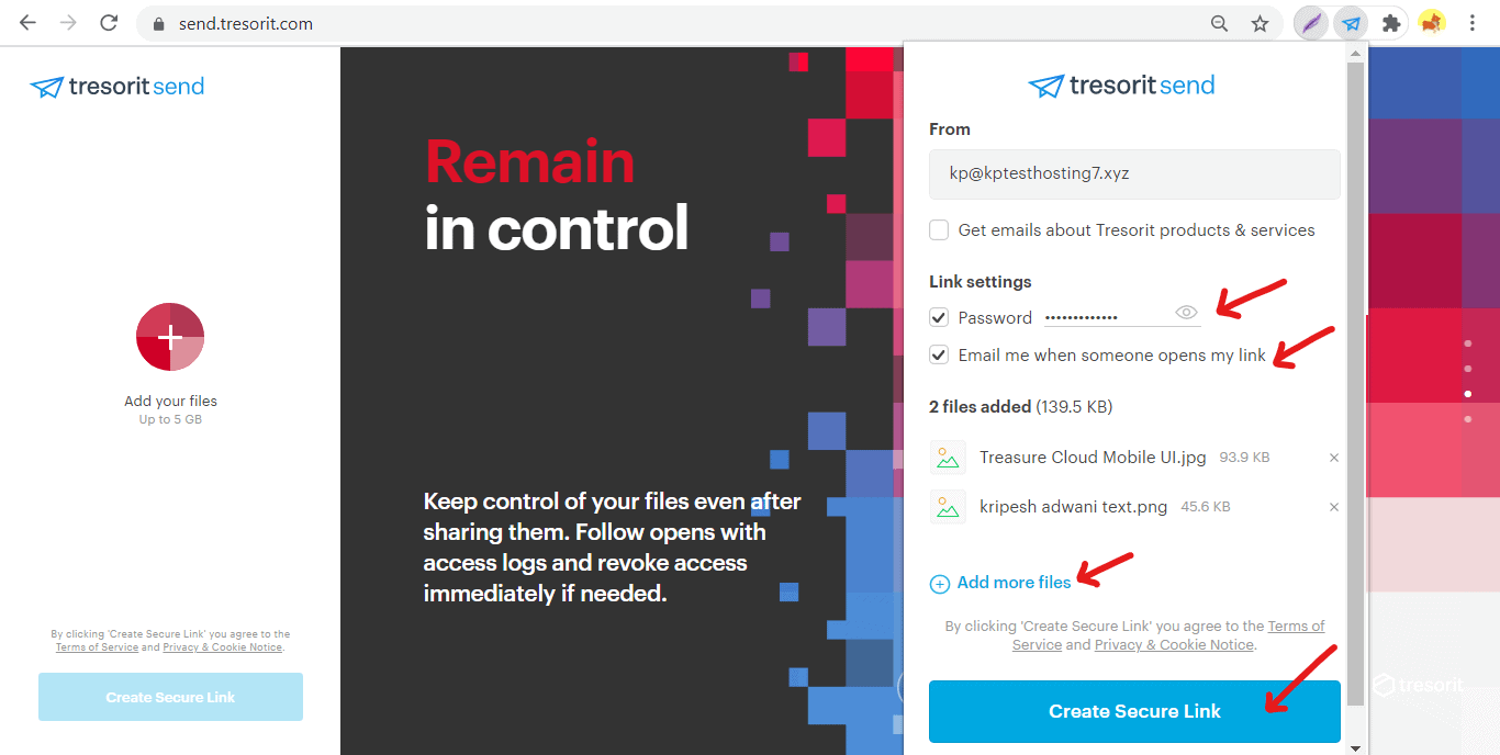 Tresorit Send - FREE Secure File Transfer - 4 Steps Guide - Kripesh Adwani