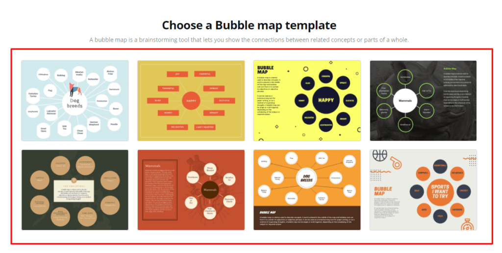 Canva graph templates