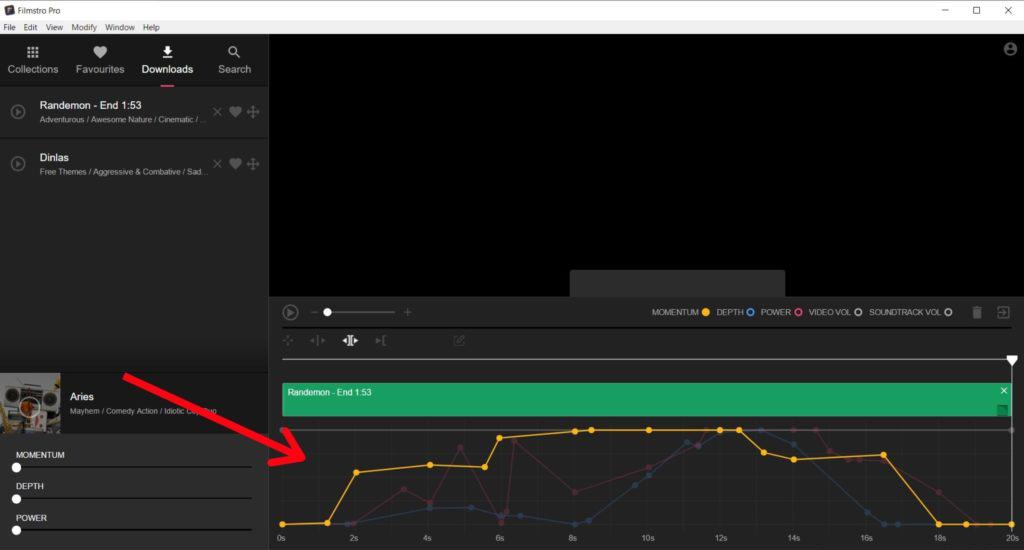 Filmstro keyframe graph editor