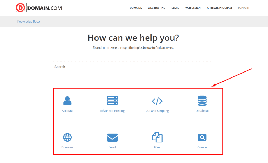 Domain.com support