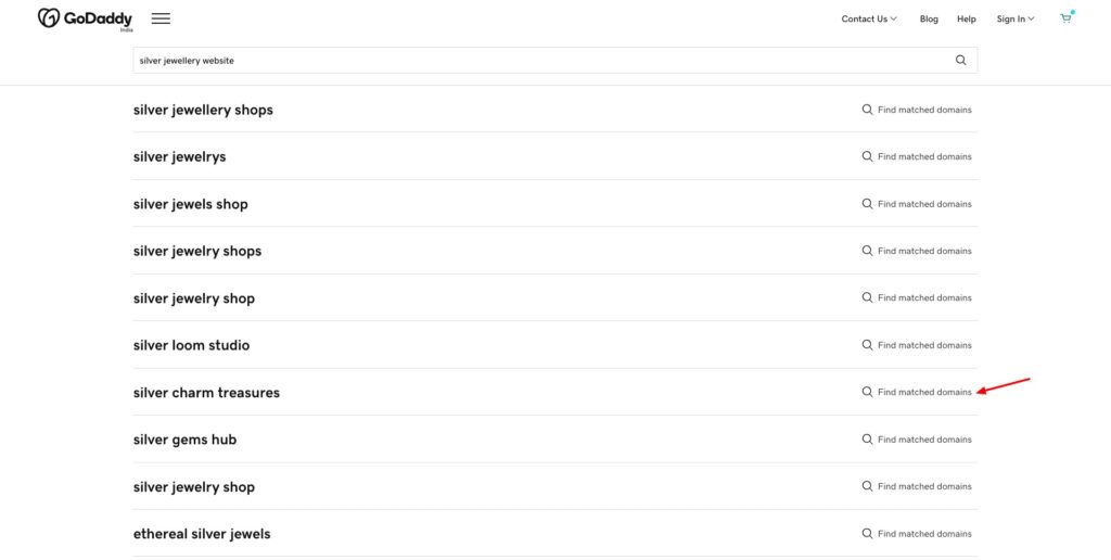GoDaddy - Business name generator