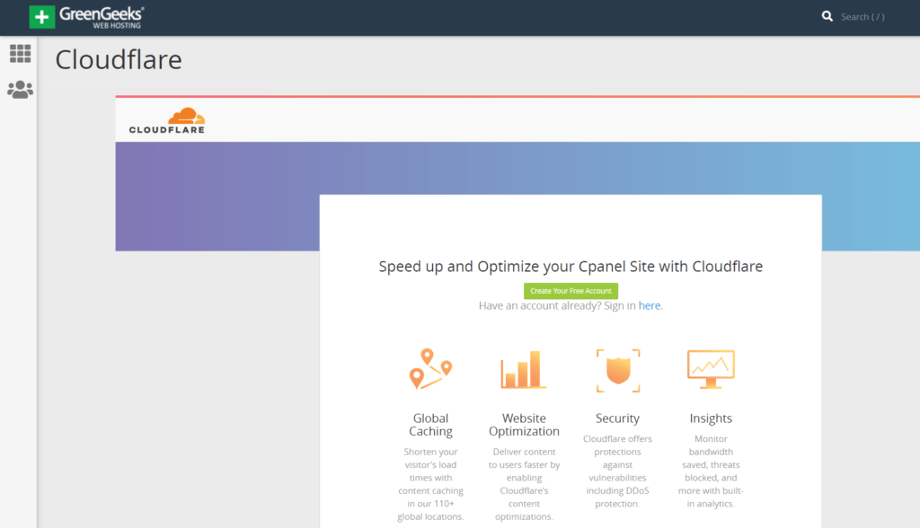 GreenGeeks cloudflare cdn