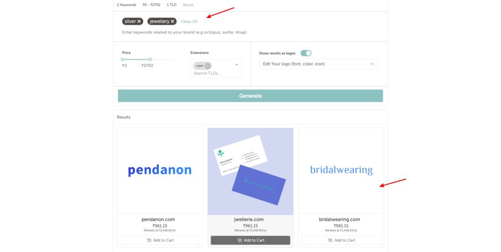 Namecheap - AI domain generator
