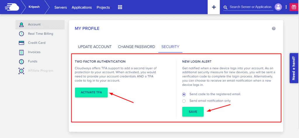 Cloudways Security