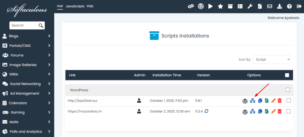 Website Staging in A2 Hosting