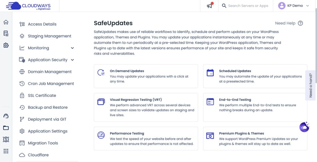 Cloudways Security add-ons