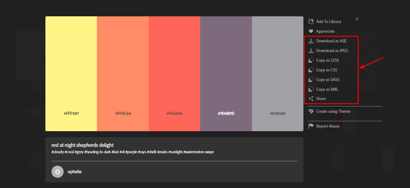  Download, create & share beautiful color combinations