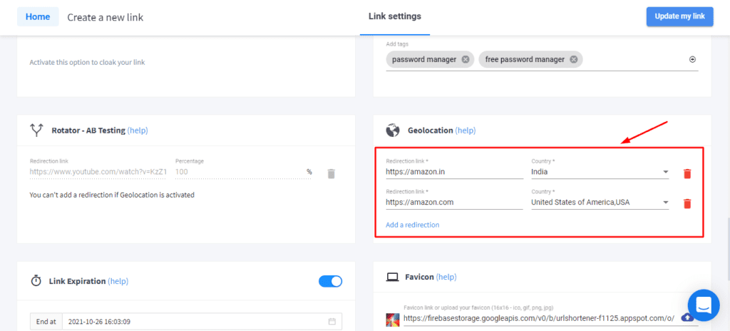 Setting geolocation in Switchy