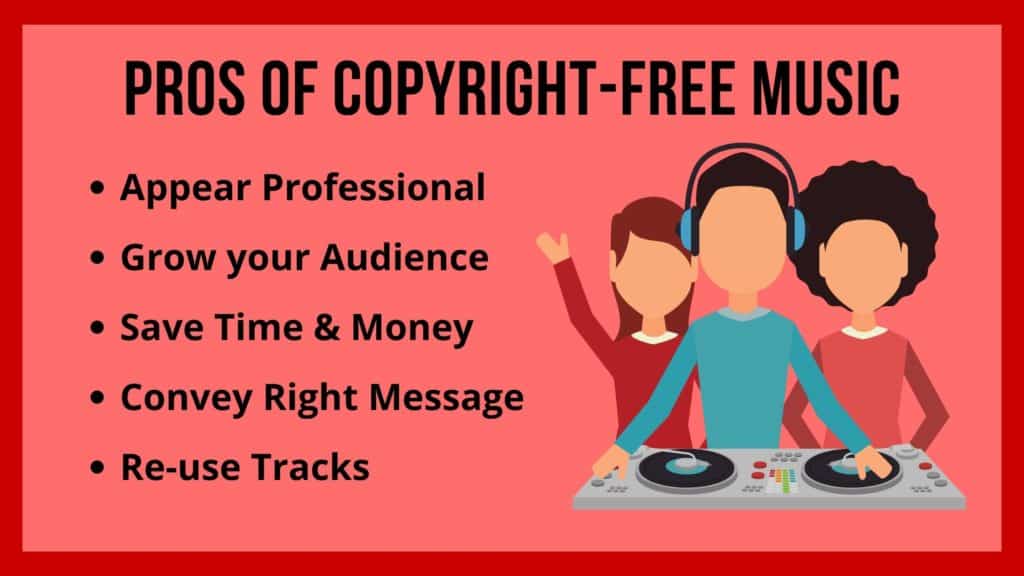 Pros of Copyright free Music
