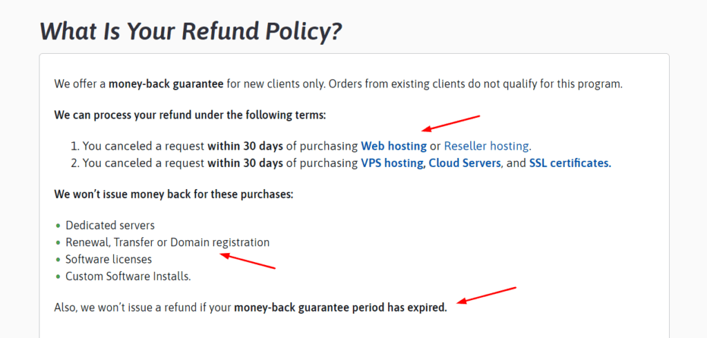 Scala Hosting Refund Policy