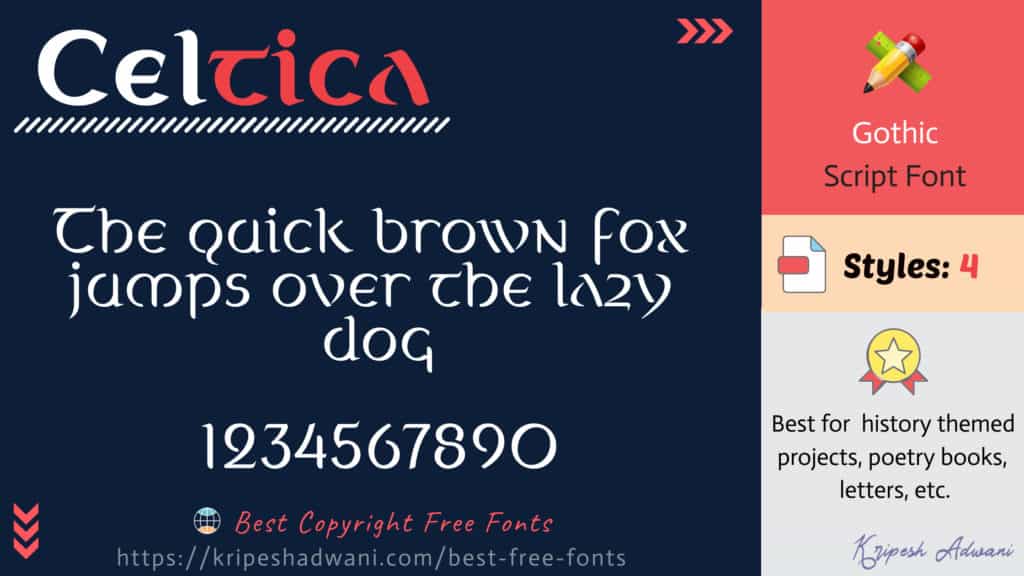 Celtica-free-font