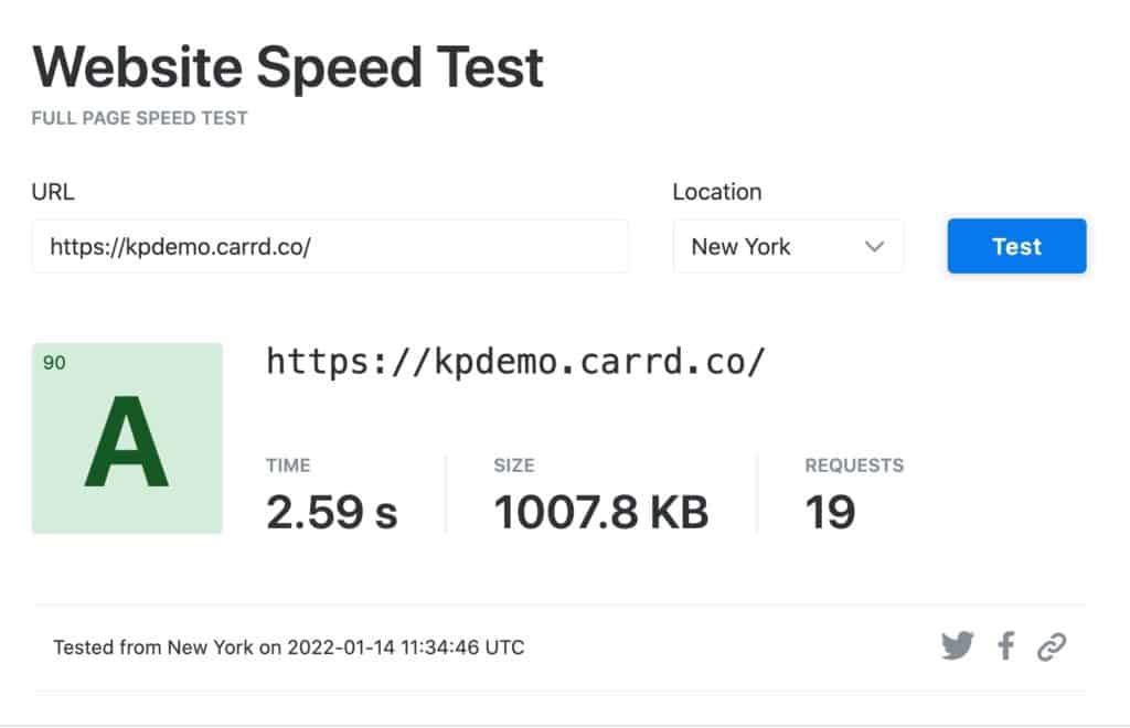 Speed Test (NewYork)
