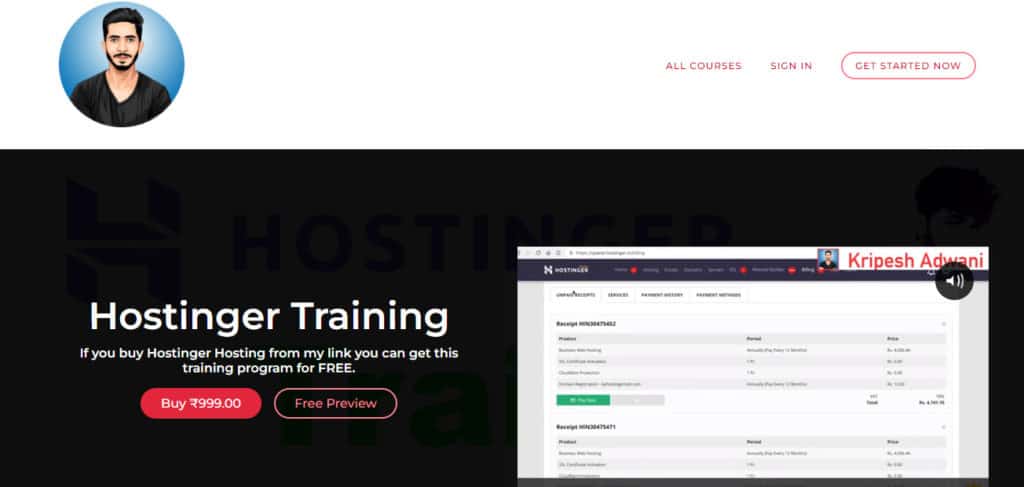 Hostinger Training Program