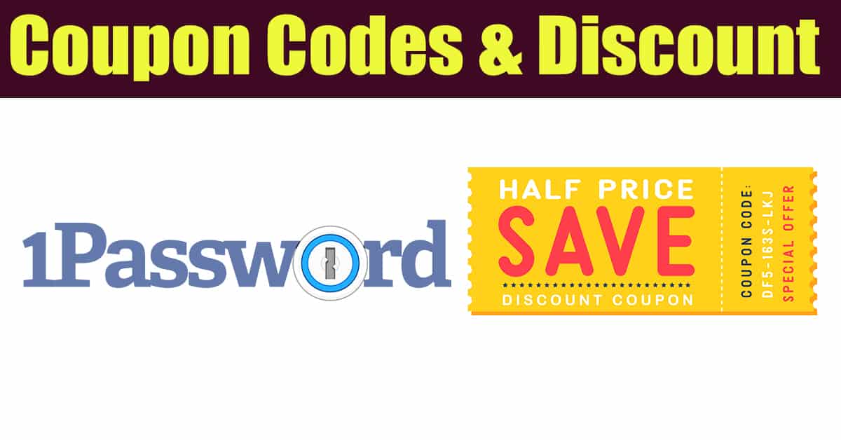 1password coupon