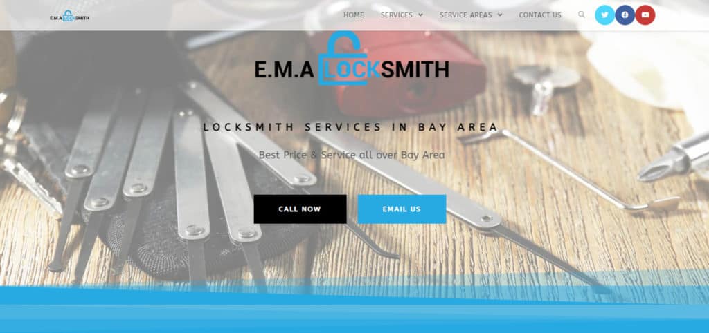 Ema Locksmith website