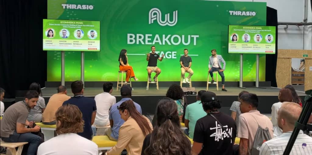 Breakout stage panelists