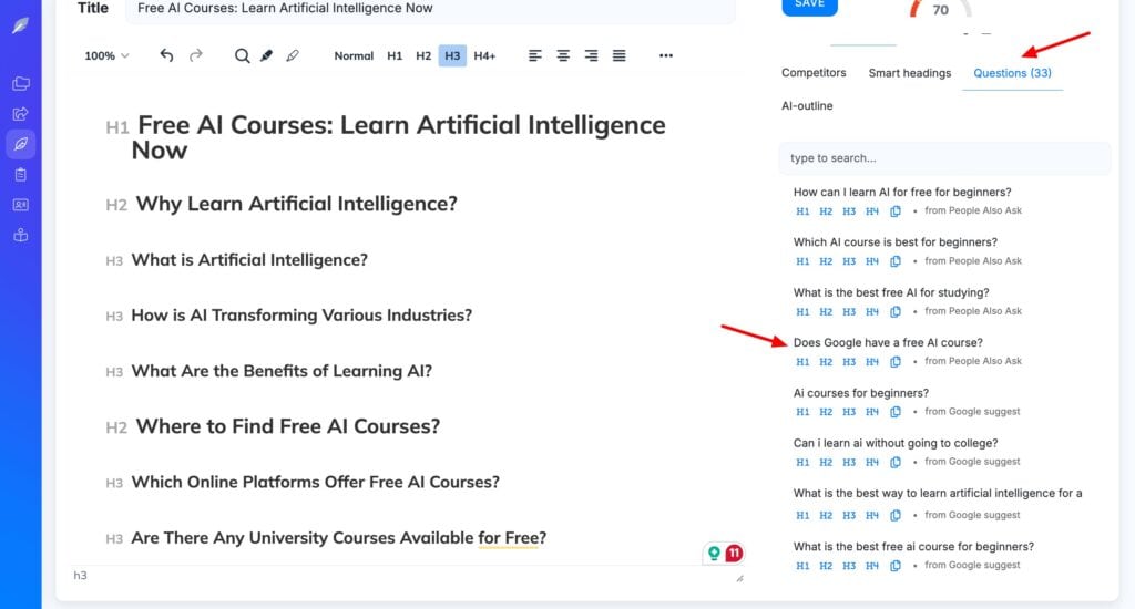 NeuronWriter FAQs