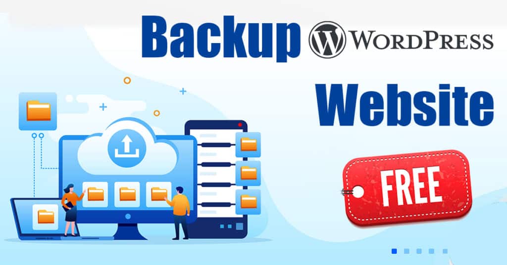 backup wordpress website