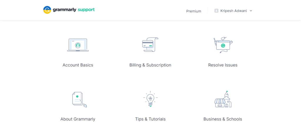 Grammarly Knowledge base