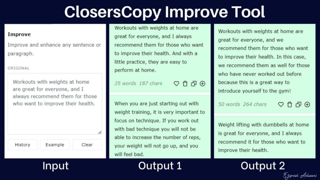 ClosersCopy Improve Tool