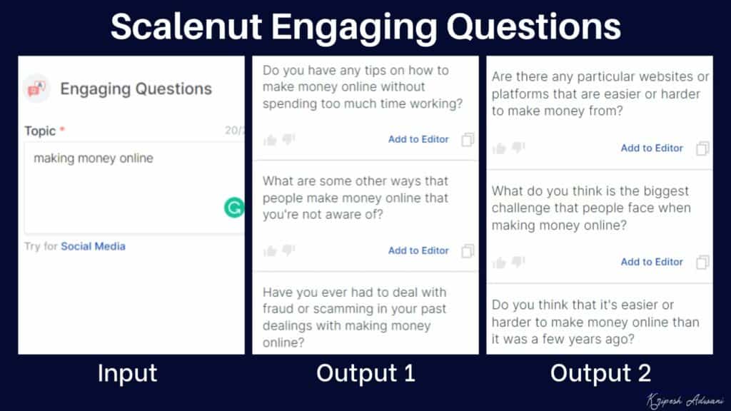 Scalenut Engaging Questions