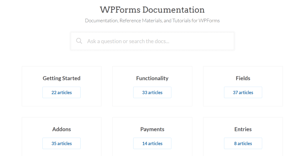 WPForms-Documentation
