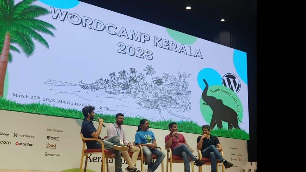 Akshat as a Speaker of Wordcamp