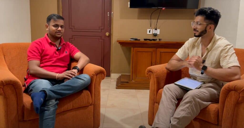 Kripesh Adwani Interviewing Rajesh