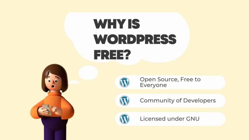 Why is WordPress free