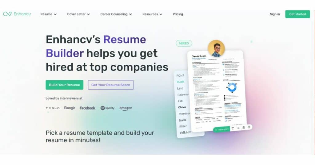 Enhancv Resume