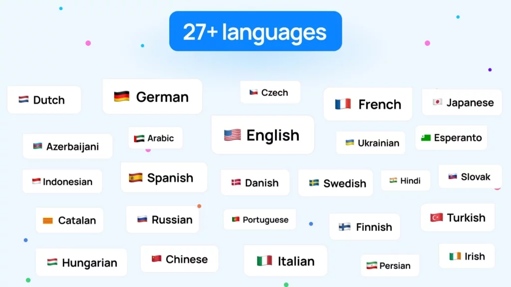 Texta AI Languages