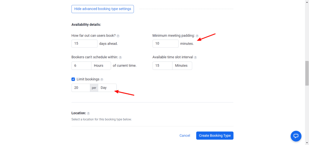 TidyCal Advanced Settings