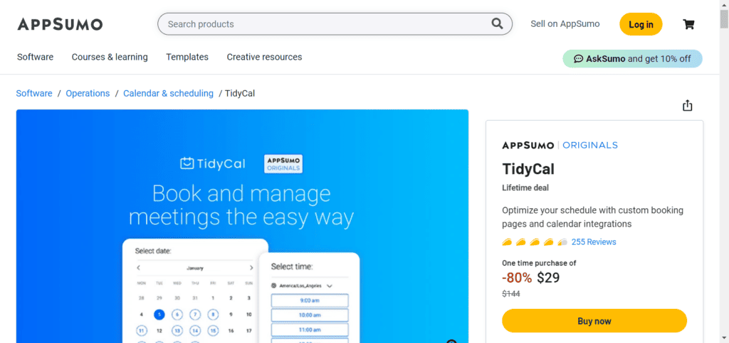TidyCal Review AppSumo Deal