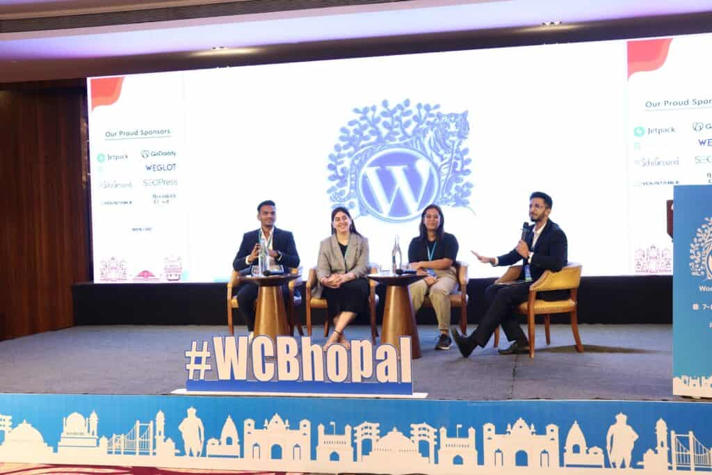 WordCamp Bhopal panel discussion