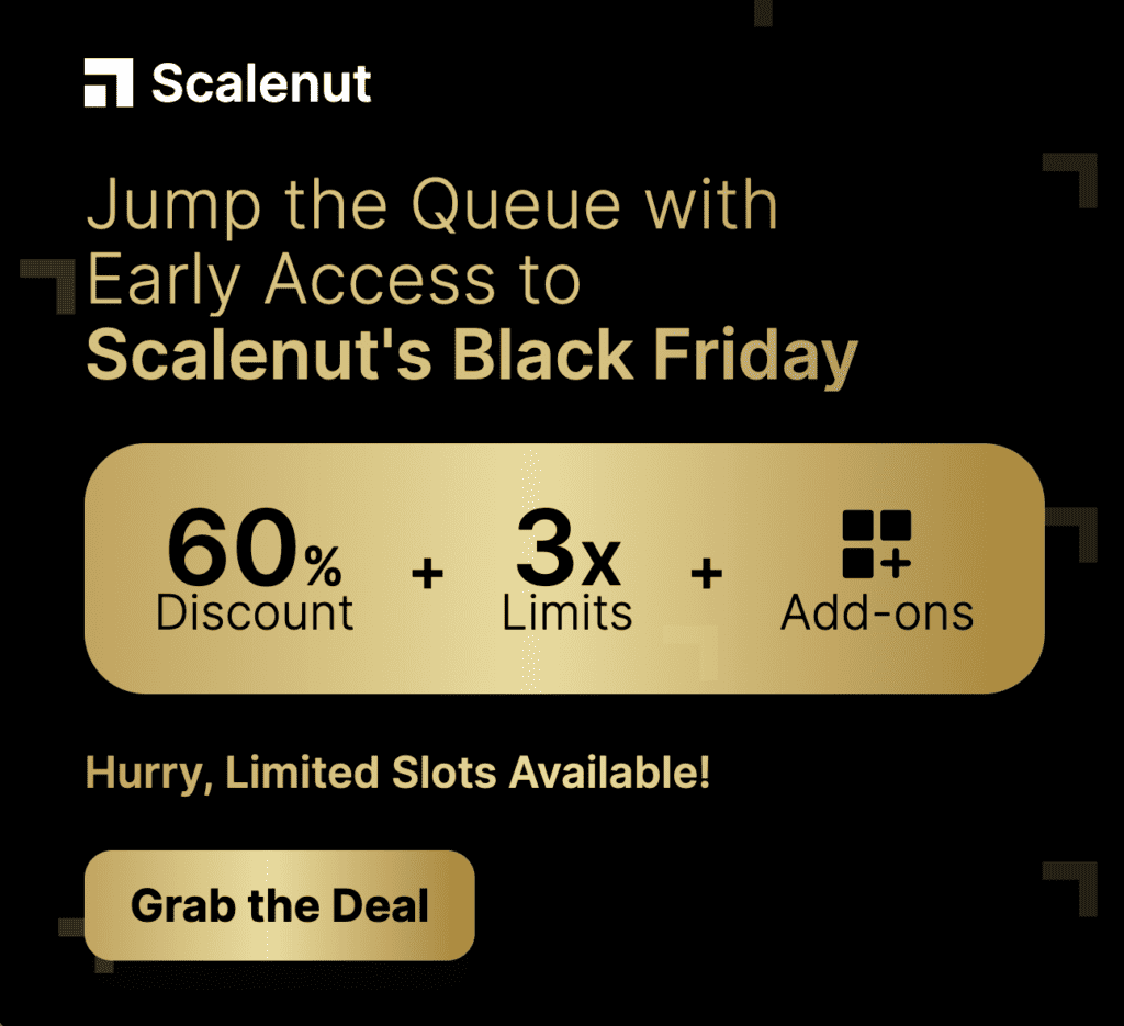 Scalenut Early Access Black Friday Deal