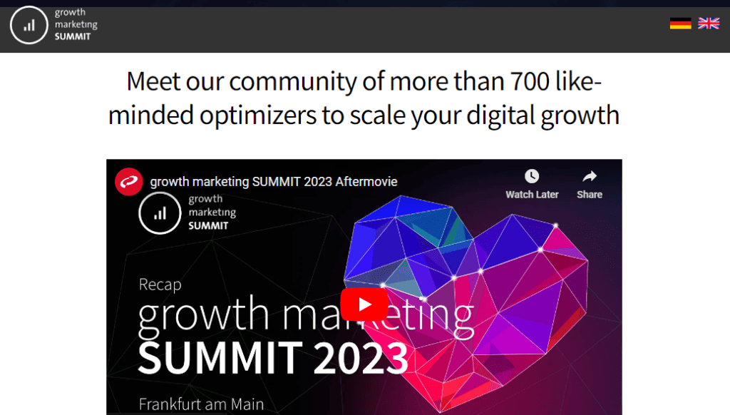 growth marketing SUMMIT 2023
