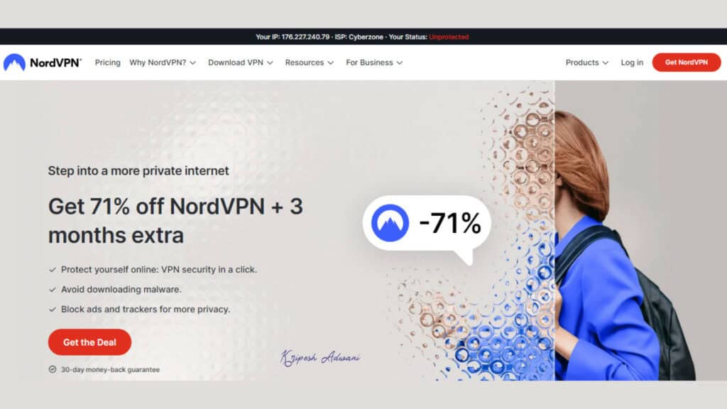 NordVPN Homepage