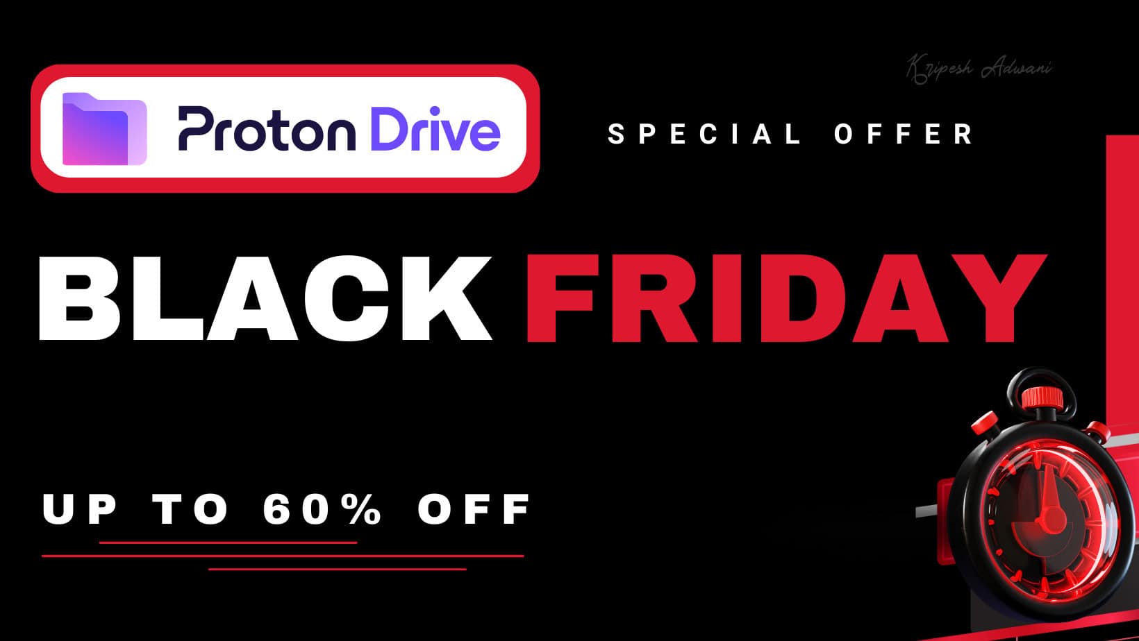 Proton Drive Black Friday Deal 2024 (60% OFF for 12 months)