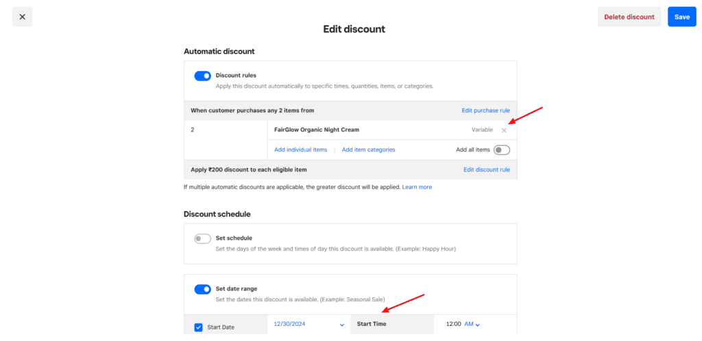 Square - discount coupons