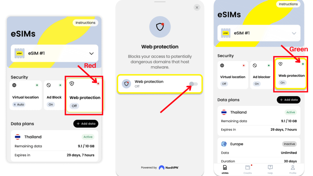 Saily Web Tracker Set up