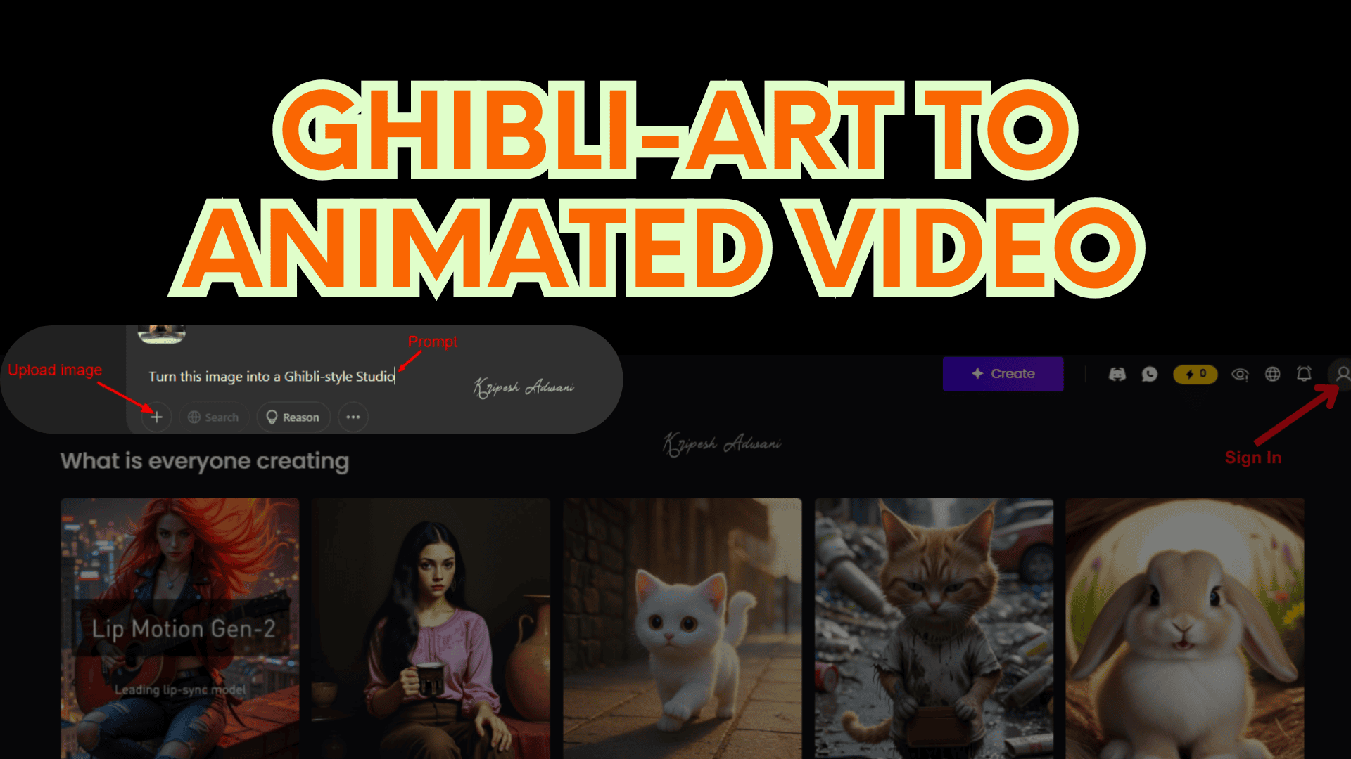 How To Create Ghibli Style AI Videos (FREE)