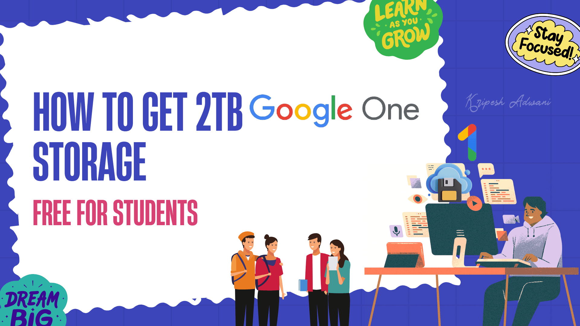 How to Get 2 TB FREE Google Cloud Storage In India (1 Year Offer)