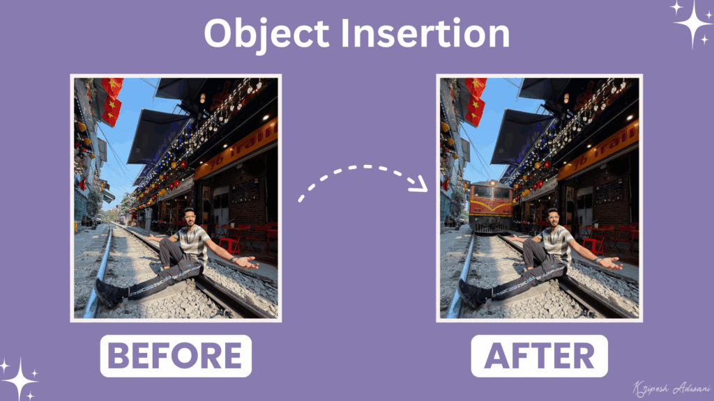Object insertion with Nano Banana